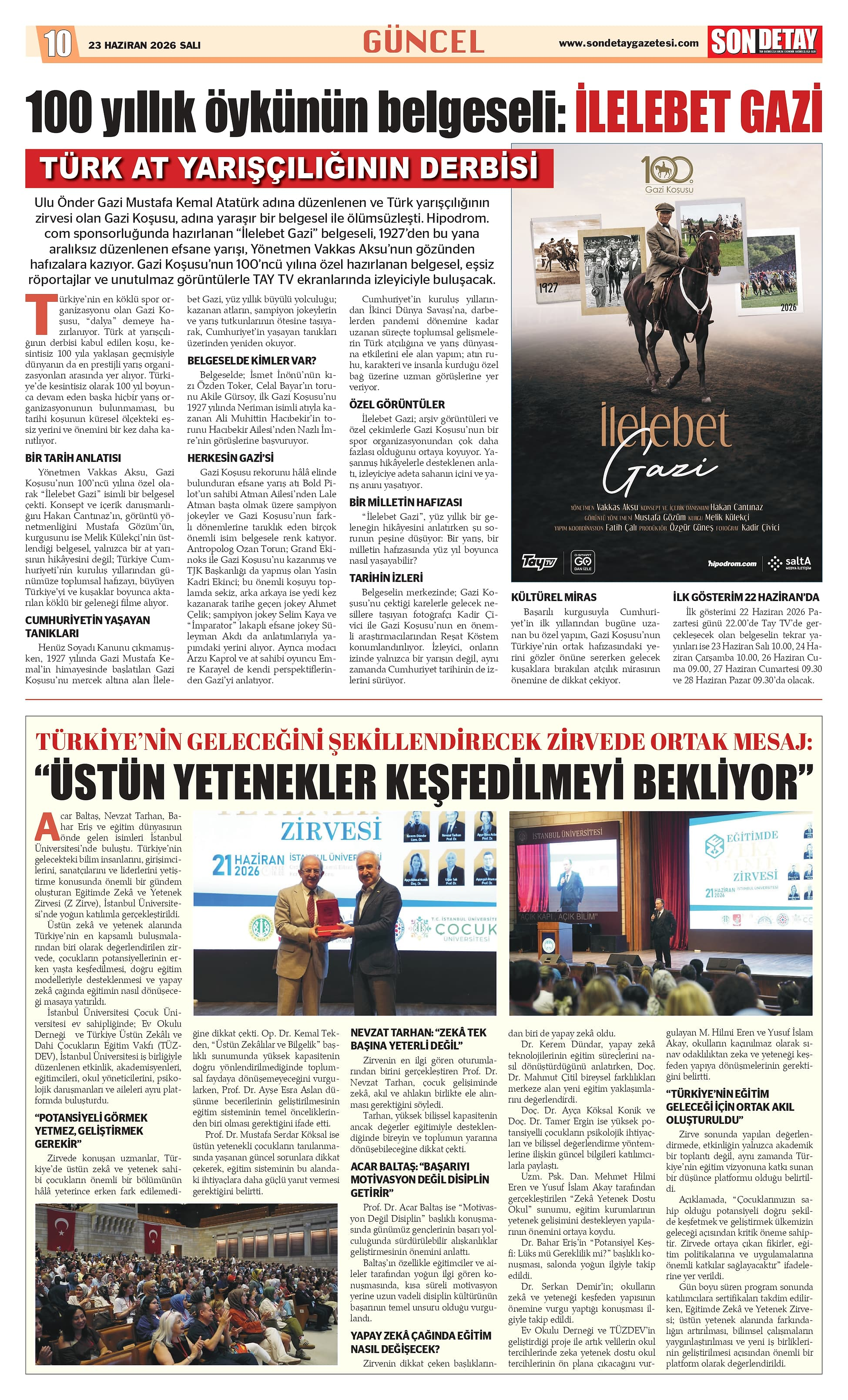 Son Detay Gazetesi